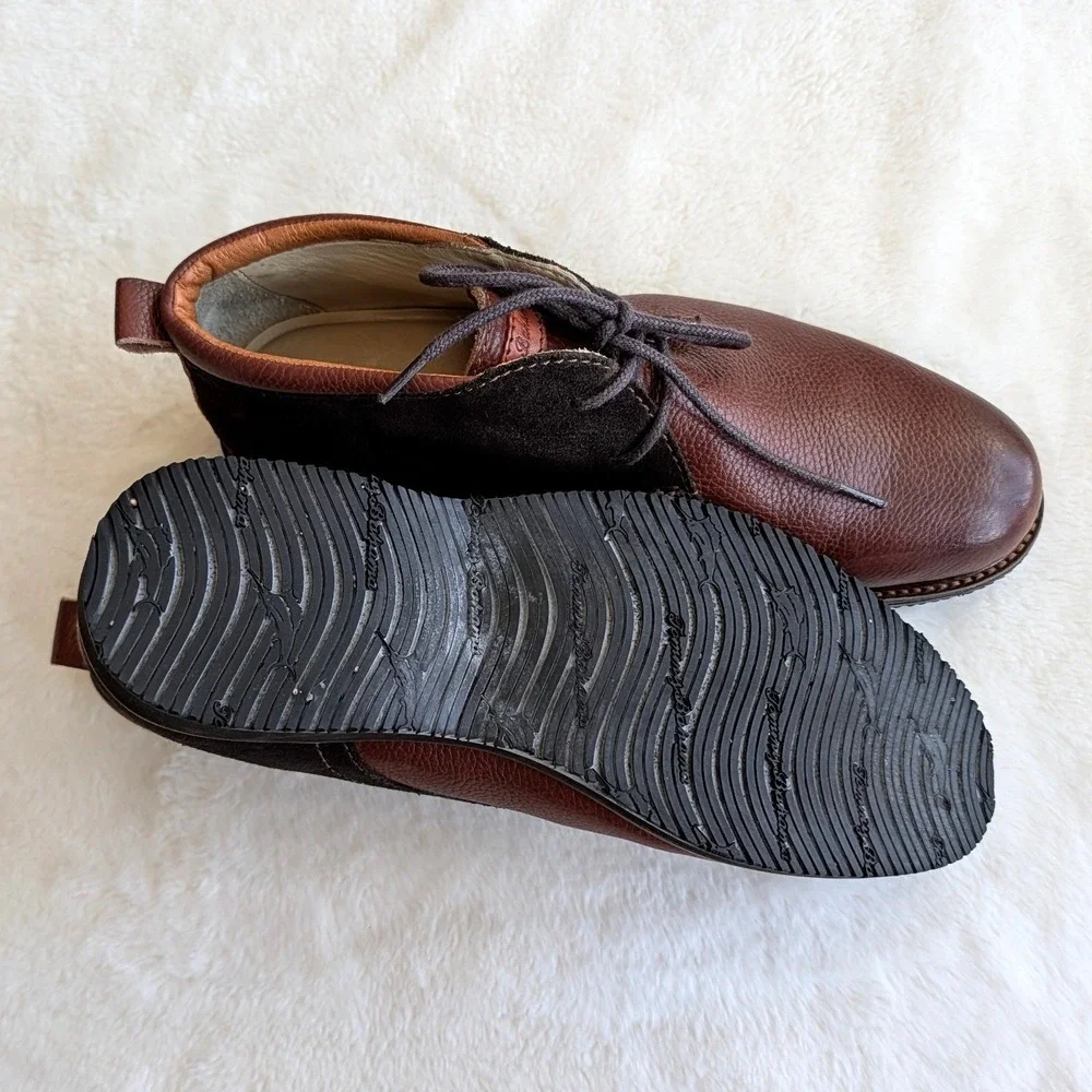 Tommy Bahama Elijah Men's Brown Leather Suede Chukka Boots Size 7.5 M